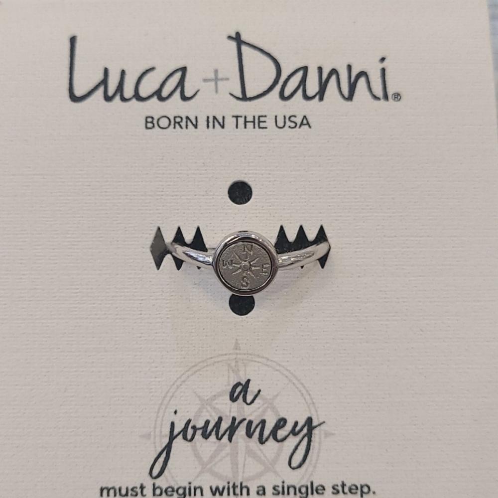 Silver Compass Ring
